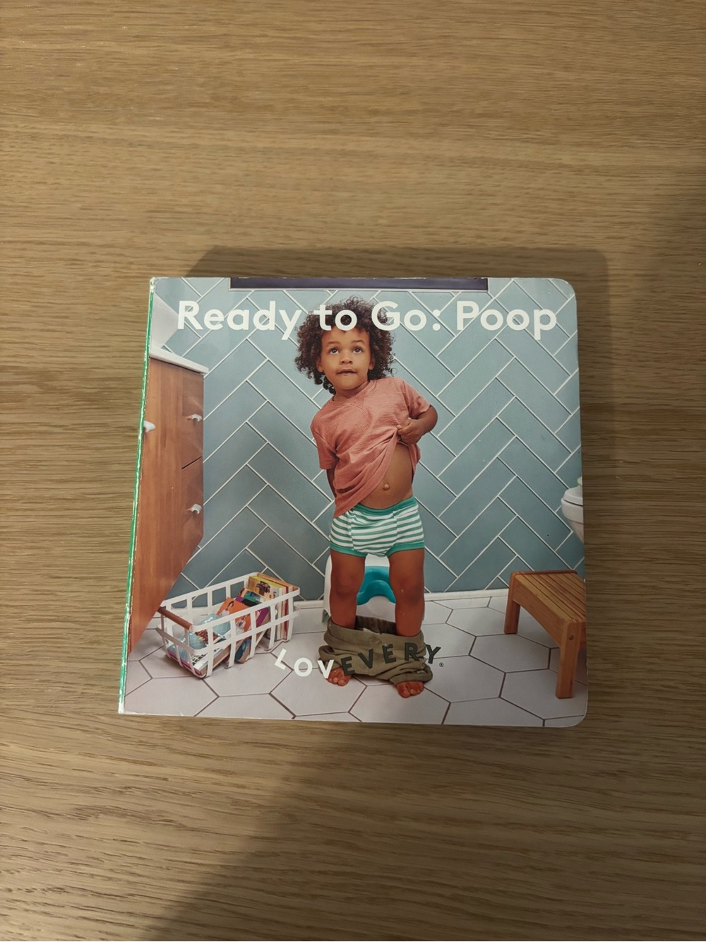 LOVEVERY Ready to Go, Poop - Kids Board Book